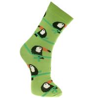 Bamboo socks, toucans, Shoe size: UK 3-7, Euro 36-41