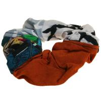 Hair scrunchie patchwork, assorted