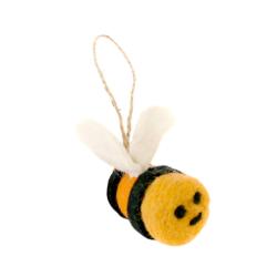 Hanging decoration, felt bee