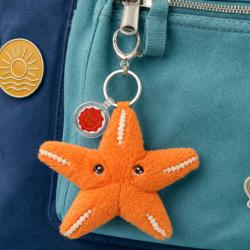 Bag Charm Starfish - Recycled Plastic