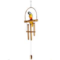 Parrot bamboo windchime, 105cm