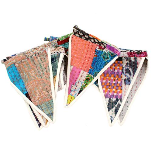 Bunting kantha beige stonewash 200cm