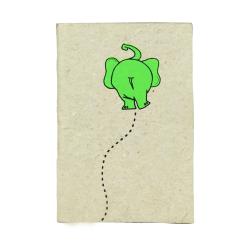 Elephant poo notepad, elephant design, 9.75 x 14.25