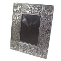 Aluminium photo frame, elephant, 4x6" photo