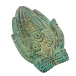 Praying Hands Incense Holder Sandstone