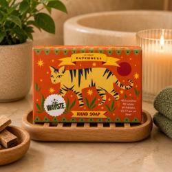 NO WAY!STE Solid Hand Soap Bar Patchouli and Sandalwood 95g
