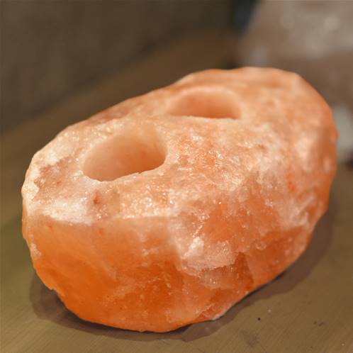 Himalayan salt t-lite holder double 2-2.5kg