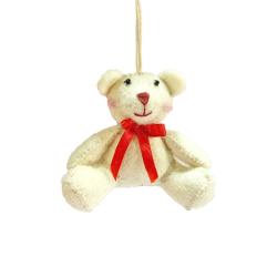 Hanging Decoration Handcrafted Felt Teddy Bear 