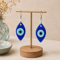 Earrings Blue Eyes 2.8 x 2.3cm