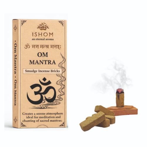 ISHOM Om Mantra Smudge Incense Bricks