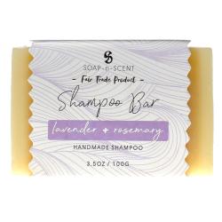 Solid shampoo, 100g, lavender & rosemary