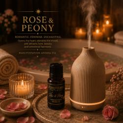 Aroma Oil Esoteric Love Spell, Rose and Peony
