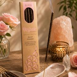 Smudge Incense Organic Goodness Bloom Rose & Geranium x6