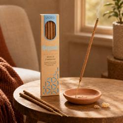 Smudge Incense Organic Goodness Sacred Myrrh Frankincense x6