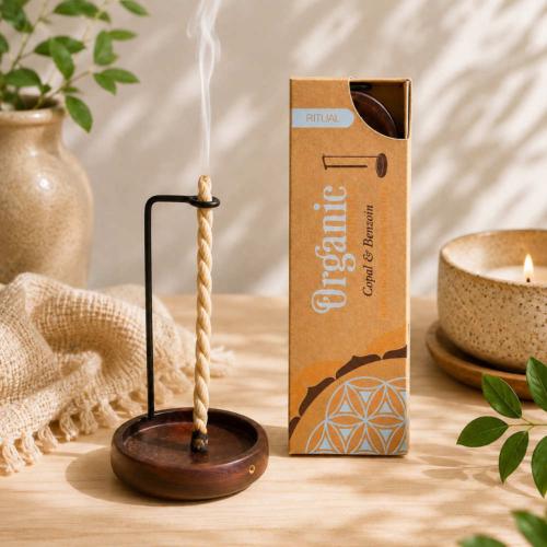 Rope Incense Organic Goodness Ground Palo Santo & Cedar