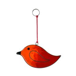 Suncatcher bird in assorted colours, 9 x 4.5 cm