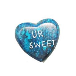 Sentiment Pebble Heart, UR Sweet 3.5 x 3.5cm