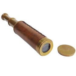 Spyglass Great Explorer Brass & Wooden