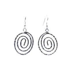 Earrings Oval Maze