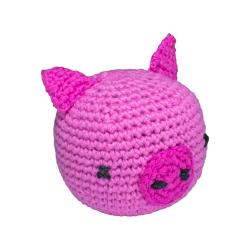 Hand crochet animal  - pig