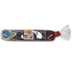 Ocean incense cone and ceramic t-light in boat gift set, 17 x 4cm