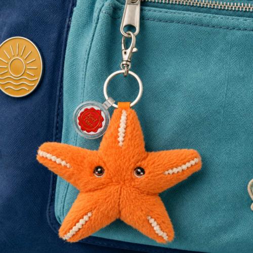 Bag Charm Starfish - Recycled Plastic
