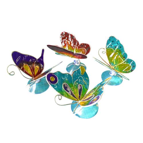 Box of 10 assorted butterflies with window sucker