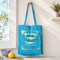 Tote Bag Recycled Cotton Sardines 36 x 40cm