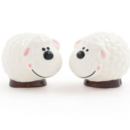 White Sheep Salt & Pepper Shakers