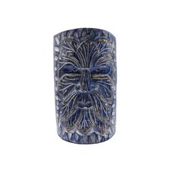 Blue Man jempinis wood carving 16 x 7 x 26cm