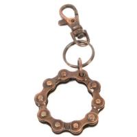 Keyring recycled bike chain circle