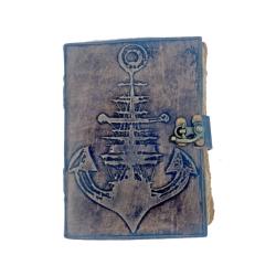 Notebook Recycled Paper Explorer Anchor 13 x 18cm