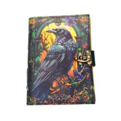 Notebook Recycled Paper Raven 13 x 18cm