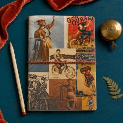 Notebook with Handmade Paper, Road Queen 13 x 18cm