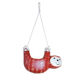 Hanging wooden planter sloth 27 x 17 x 10cm