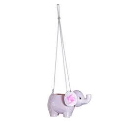 Hanging wooden planter elephant 22 x 14 x 14cm