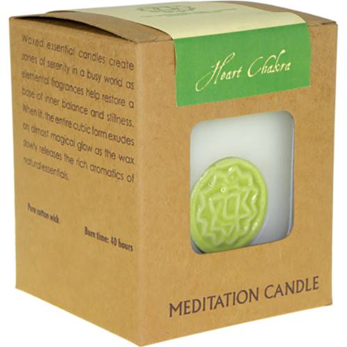 Chakra meditation candle 300g heart