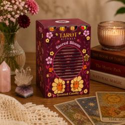 Scented Candle Tarot Rituals - Sacred Bloom
