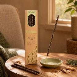 Smudge Incense Organic Goodness Ground Palo Santo & Cedar x6