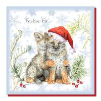 Christmas card, Fox