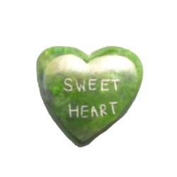 Sentiment Pebble Heart, Sweet Heart 3.5 x 3.5cm