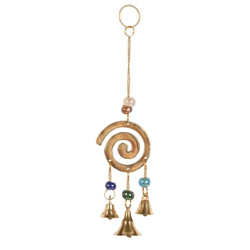 Brass chime mini spiral