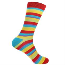 Bamboo socks, Rainbow Stripes, Shoe size: UK 3-7, Euro 36-41