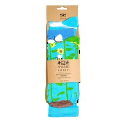 3 pairs of bamboo socks, clouds butterflies bees, Shoe size: UK 7-11, Euro 41-47