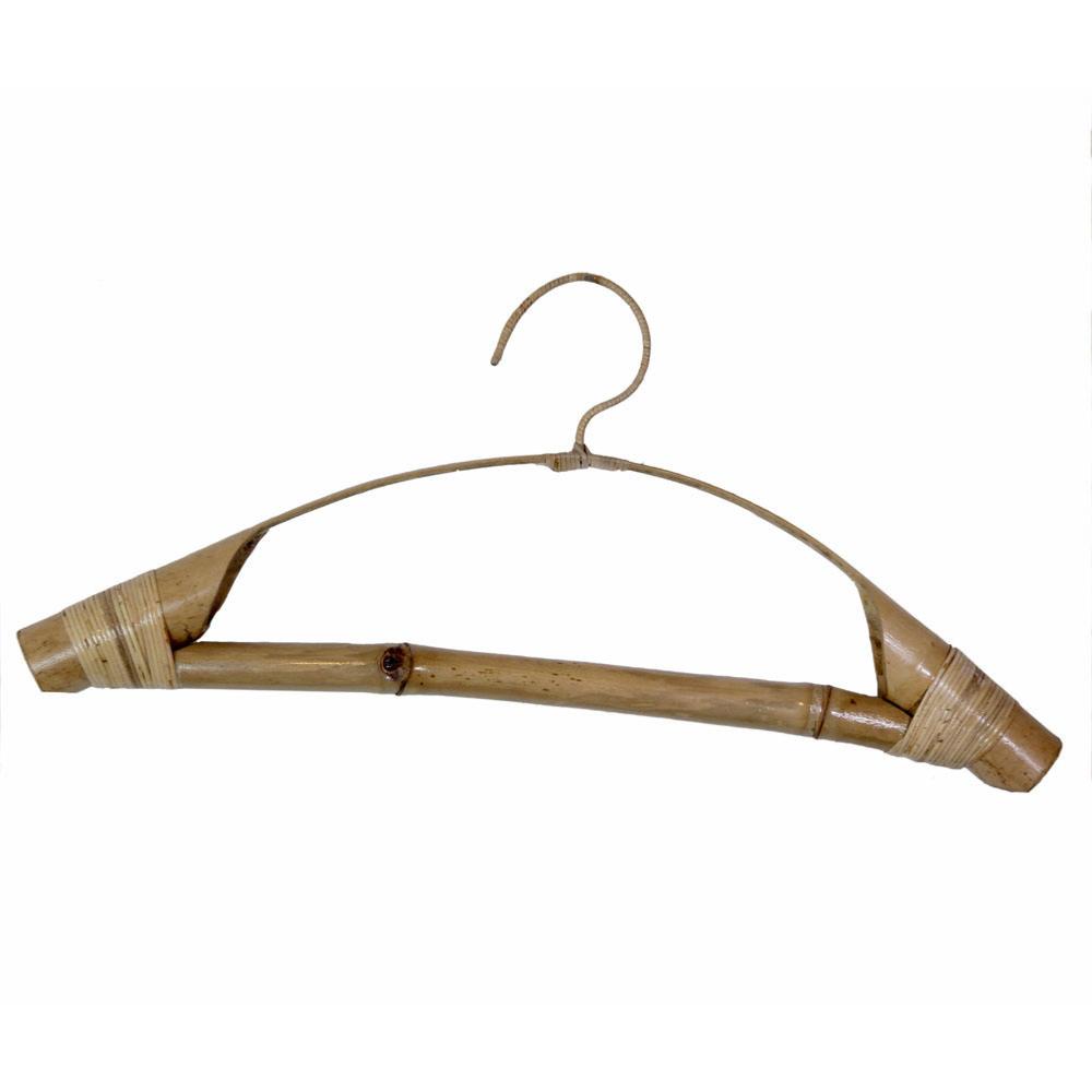 Bamboo coat/clothes hanger, 46x19cm