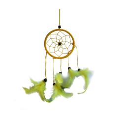 Dreamcatcher yellow 10cm diameter