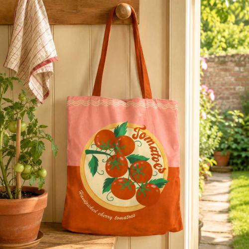 Tote Bag Recycled Cotton Tomatoes 36 x 40cm