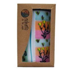 Hand painted candle in gift box, Imbali