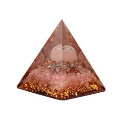 Orgone Pyramid Rose Quartz 7cm