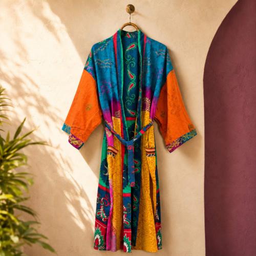 Kimono Recycled Cotton Length 125cm Assorted Colours